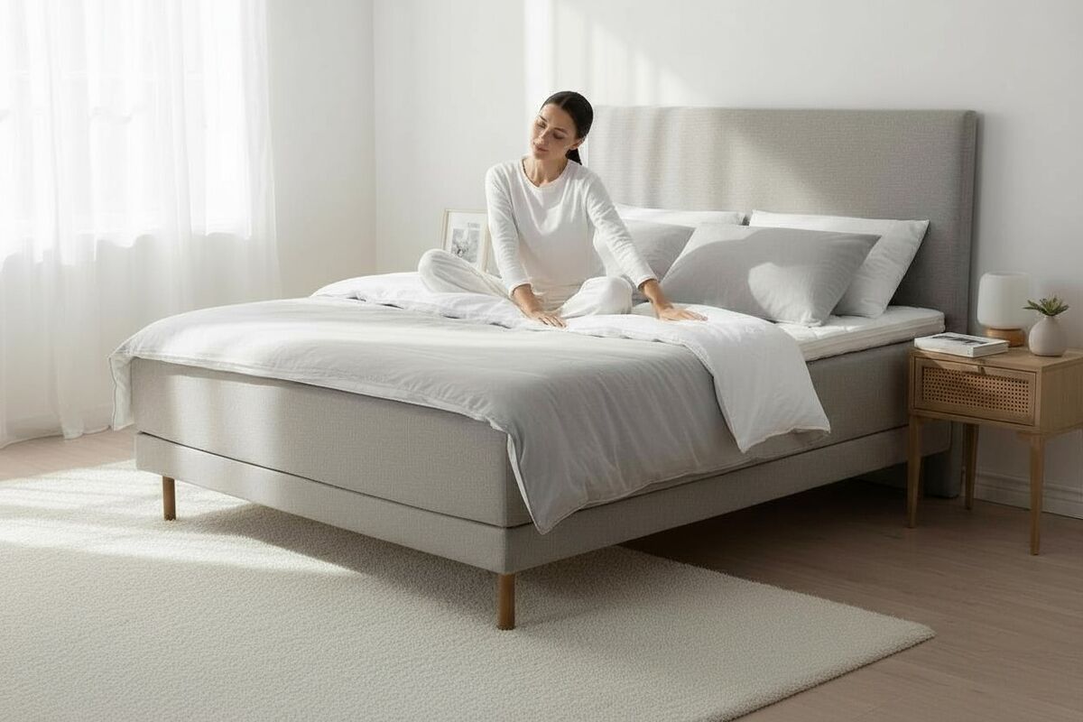 Jenkkisänky tarjoaa kerroksellista tukea ja pehmeän pintatuntuman