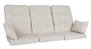 Iduna keinun pehmustesetti korkea, valkoinen, Brafab