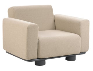 Brafab Bolster ulkolepotuoli, antrasiitti/beige pehmuste