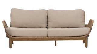 Brafab Lily ulkosohva - beige polyrottinki pehmusteilla